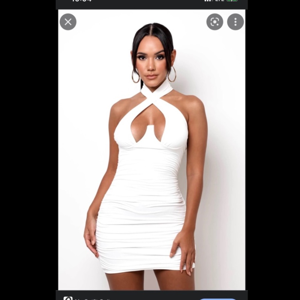 Brand New My Outfit Online Small White Mini Dress